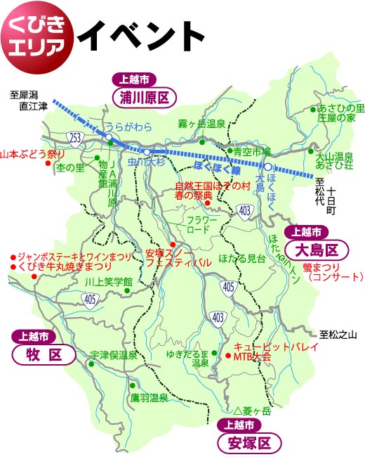 くびきエリア イベント